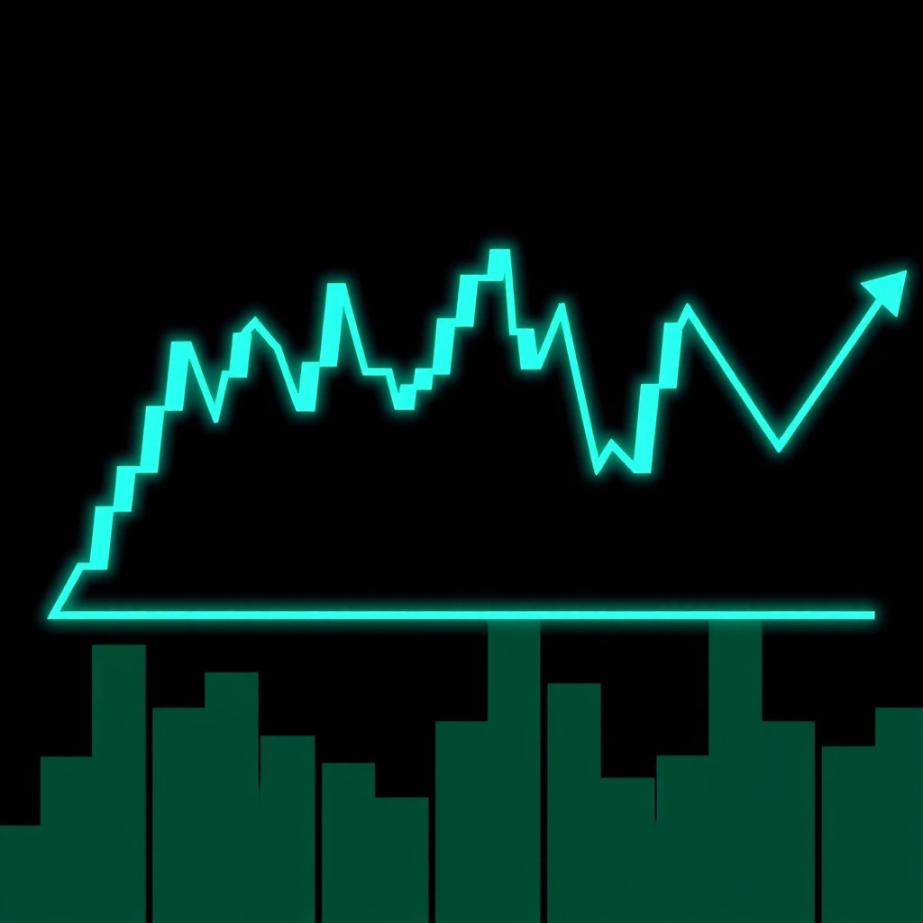 Gráficos de trading abstractos